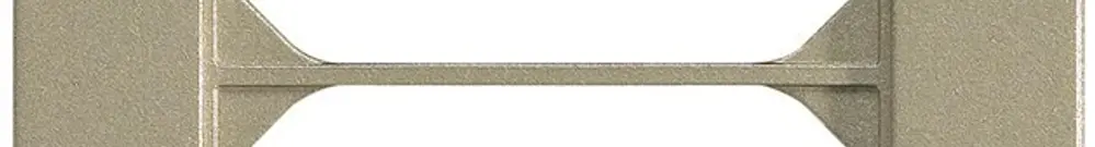 Cadre de recouvrement ENC kallysto.pro 2×1 savanna 94×154mm 