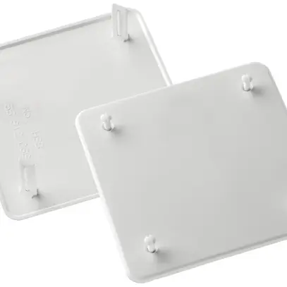 Couvercle à vis HSB 130×130mm grandeur 2/3 blanc sans halogène 
