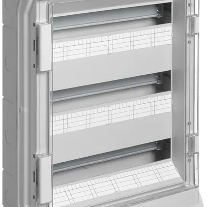 Distributore AP Hager vector 3-file 54UM IP54/IP65 418×602×151mm 
