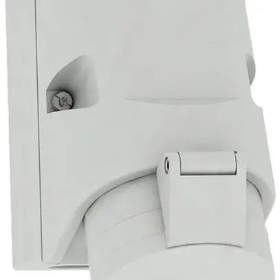 Prise murale AP Bals CEE Q-C TE 32A 5P >50V 1h IP44 Ni 83×126mm 
