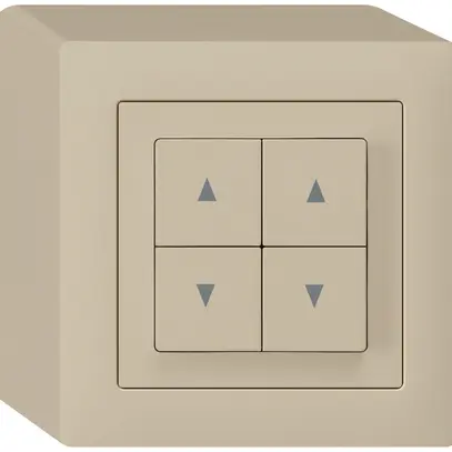 Interrupteur pour stores AP kallysto beige avec 4 touches 