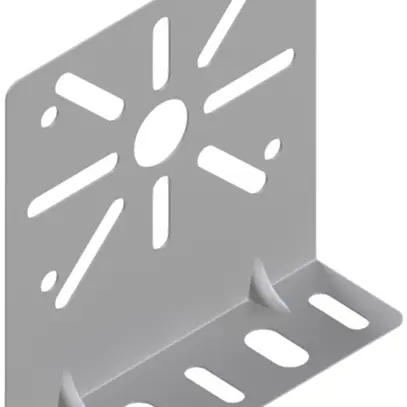 Placca di montaggio Lanz 125×40×130mm zinc. 