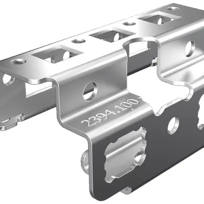 Kit di fissaggio Rittal AX 2394.100 99×43×49mm profilo di fissaggio grigio 