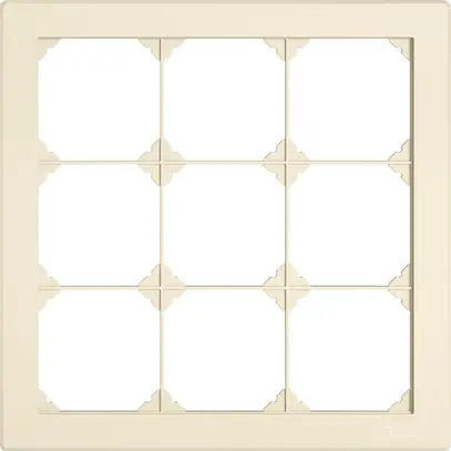 En-tête ENC EDIZIO.liv SNAPFIX® 3×3 pour combinaisons au choix crema 