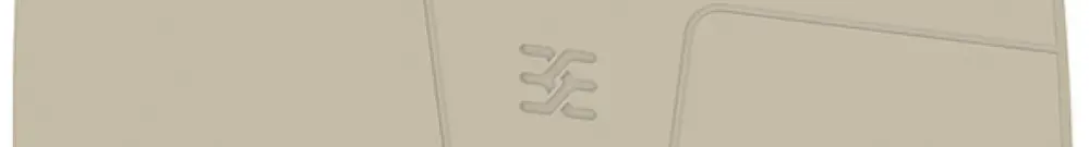 Piastra terminale Weidmüller SEP 4C 4mm² 2mm V0 beige 