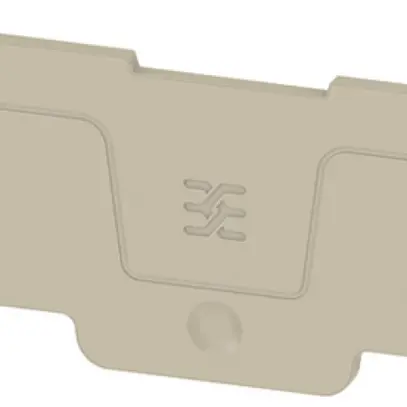 Plaque de fermeture Weidmüller SEP 4C 4mm² 2mm V0 beige 