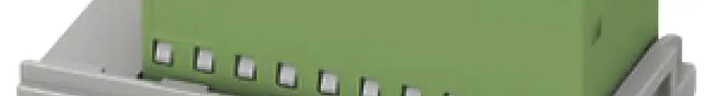 Verteilerblock PX PTFIX 4/18X1.5-NS35 GN 