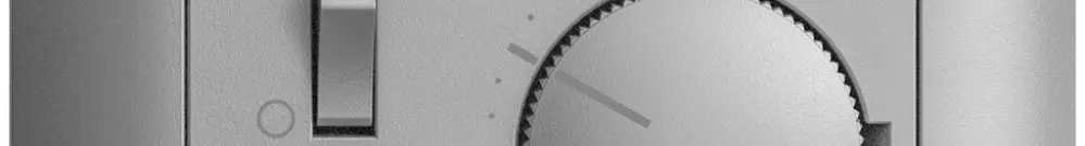 Kit frontale EDIZIOdue silver 88×88mm per termost.amsiente 
