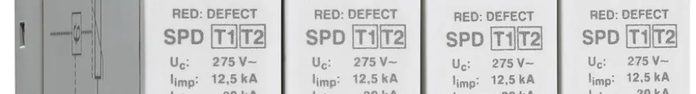 REG-Überspannungsableiter Finder 7P.05, Typ 1+2, 3L/N 160A, TN-S 