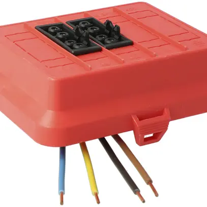 Parte frontale AGRO, in: 4P H07V-U, out: 2×4P ne L1+L2, Wieland 