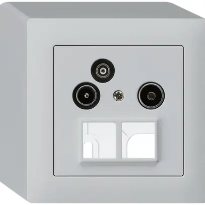Prise pour antenne AP R/TV-Données kallysto HMS 2GHz 4dB gris clair 