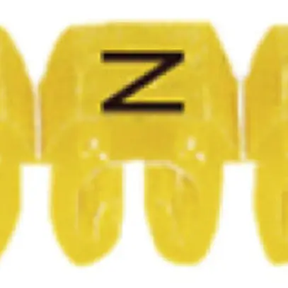 Anello-riferimento Legrand CAB 3, per 0.5…1.5mm² stampa: 'N', giallo 