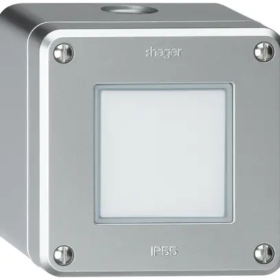 Contatto pulsante AP robusto IP55 2P alluminio 