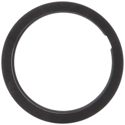 Anello avvitabile per E14 nero Vossloh, materia sint.piccolo, Ø34×7.5mm 