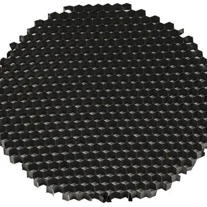 Frangiluce a nido d'api SLV per lpda terreno LED INS DASAR 270 SYM, Ø130mm, nero 
