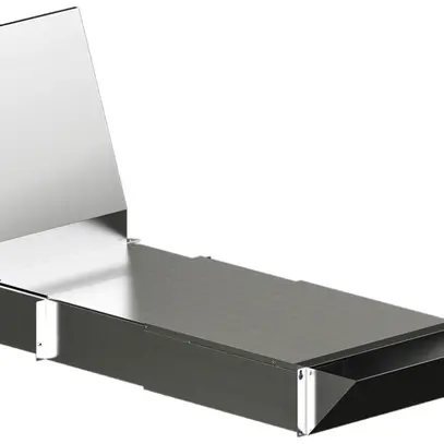 Conduite d'air Rittal SK 3312.820 482.6×133.35mm acier noir non isolé 