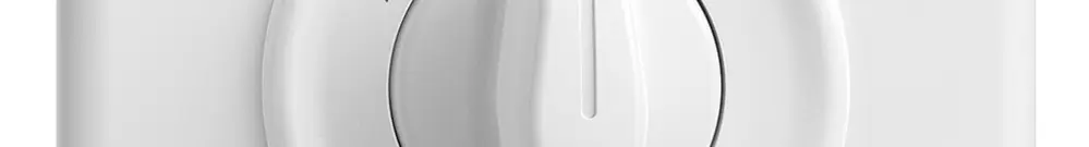 Kit frontal STANDARDdue Auf->I<-Zu 90×90mm blanc pour interr.rot. 