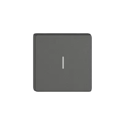 Pulsante 1/4 EDIZIO.liv Wiser con SNAPFIX® con simbolo l (ON) grs 