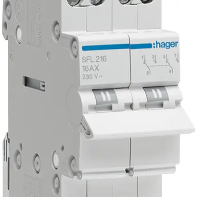 Invertitore AMD Hager SFL 16A 230V 0 chiusura 0 apertura 2 invertitore 2UM 