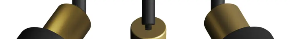 Spot Philips Conduit GU10 3×5W 217×196mm noir/laiton 