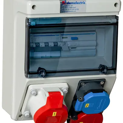 Stromverteiler DEM DB20299003 40A 1×T23 1×25 1×T75 183×237×152mm 