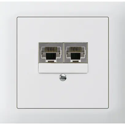Boîte INC kallysto 2×RJ45s séparé CUC blanc 