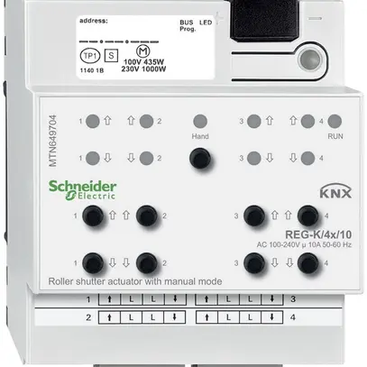Attuatore tapparella AMD KNX SE, 4×230V, MTN649704 