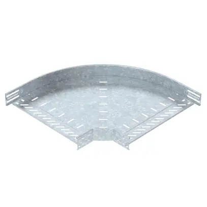 Gomito BET RB 90° 60×400mm acciaio zincato a caldo per immersione 