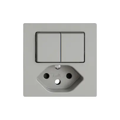Kit di montaggio EDIZIO.liv SNAPFIX® per combi.T13 con 2 tasti shutter grc 