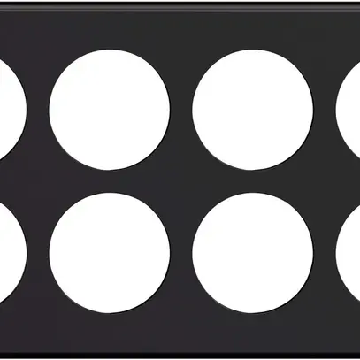 En-tête ENC STANDARDdue 2×4, noir 