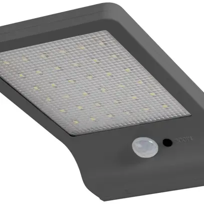 Applique LED LDV DoorLED solair, PIR argent 