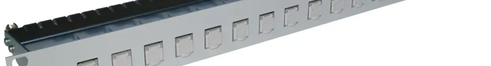 Panneau cat.6 1UH 16F.16RJ45/u blanc 