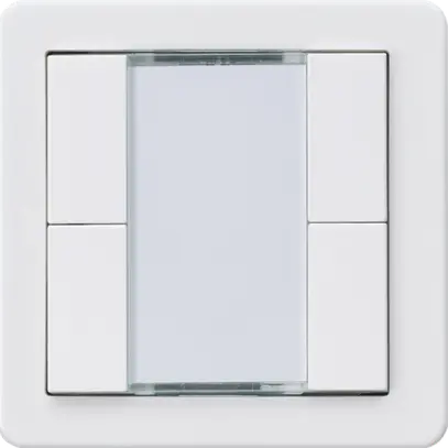 Taster Hager basico A KNX 4-fach weiss 