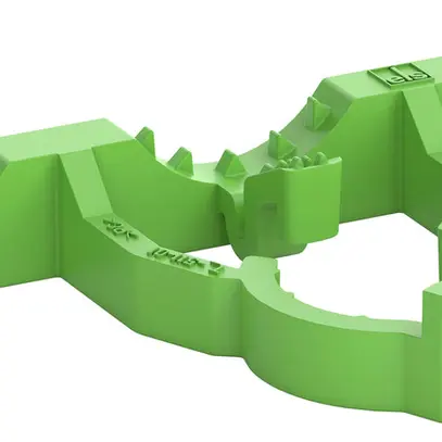 Scarico trazione DEM ZEL 2K-12/16 per Ø5.5…14mm 66×36×8mm verde 10 pezzi 