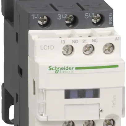 Contattore Schneider Electric LC1D18E7 48V/50/60Hz 1Ch+1cont.18A TeSys 