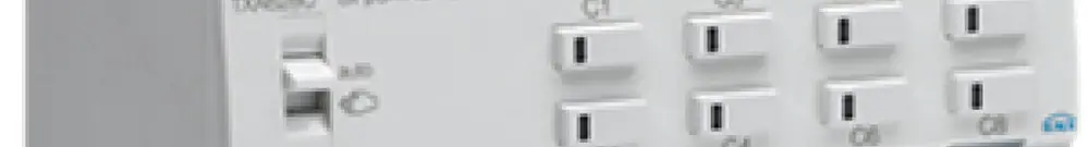 Actionneur de jalousie KNX Hager 230V NE octuple 
