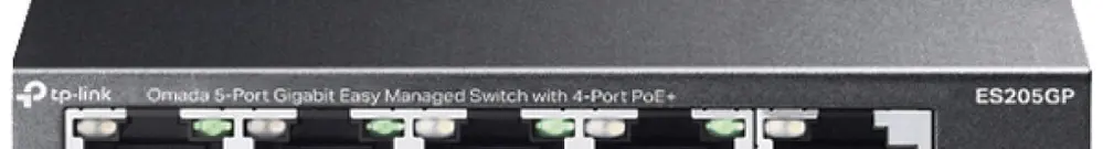 Switch TP-Link Omada ES205GP 5×RJ45 GbE 4×PoE+ gestibile 
