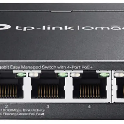 Switch TP-Link Omada ES205GP 5×RJ45 GbE 4×PoE+ gestibile 