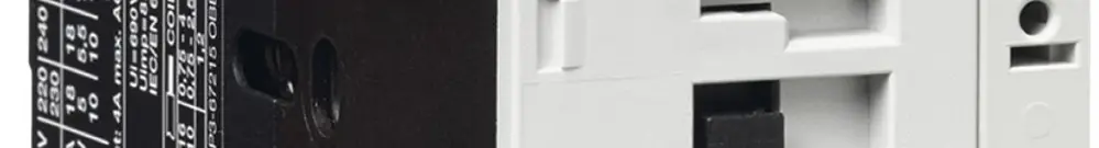 Contacteur de puissance Hager 3P+1 fermeur 25A à AC-3 tension de bobine 230VAC 