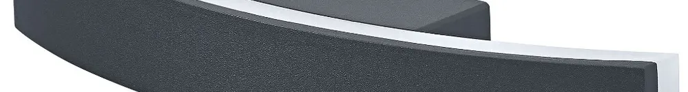 Applique LED LDV ENDURA STYLE BOW WALL 7W 280lm 3000K alluminio antracite 