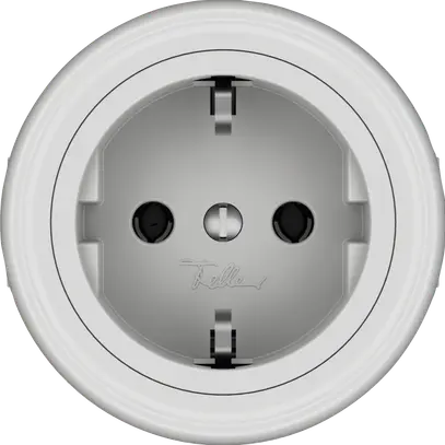 Prise STANDARDdue SNAPFIX® SCHUKO 16A 230V 60×60mm blanc 