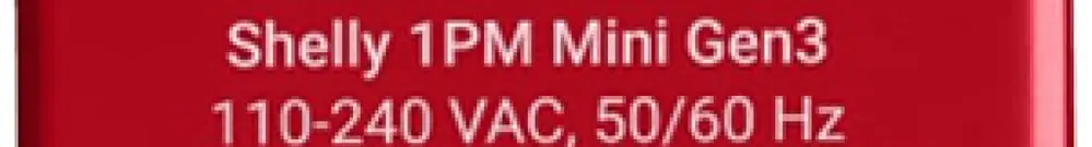 Attuatore-commutatore RF INS Shelly 1PM Mini Gen3 Bt/Wi-Fi 1can 110…240V 