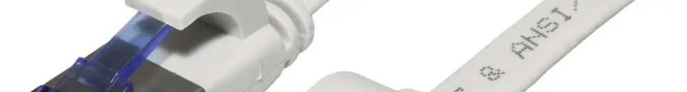 Câble patch RJ45 VALUE cat.6A U/FTP AWG32 PVC plat gris 1m 