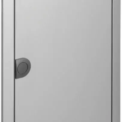 Cornice con porta Hager volta 3-file 348×630×9mm IP30 acciaio affinato 
