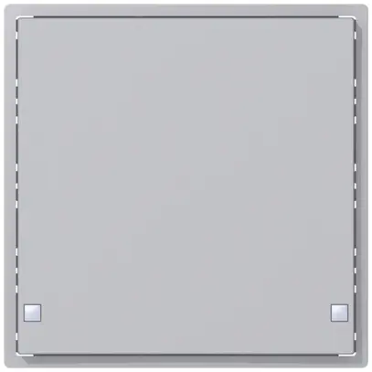Corona p.sens.pulsante SIDUS KNX Design tipo ZE, 1/2, alluminio 