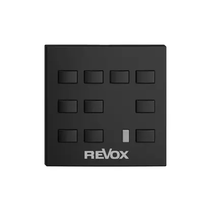 Kit de montage EDIZIOdue F pour Voxnet p. gravure, 10 boutons & IR, noir 