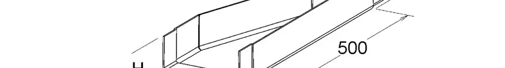 Réduction Niedax droite 200/100×8 