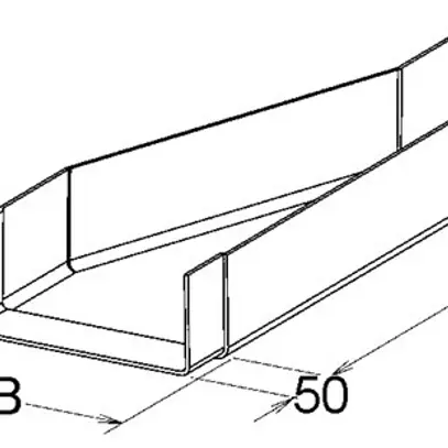 Réduction Niedax droite 200/100×8 