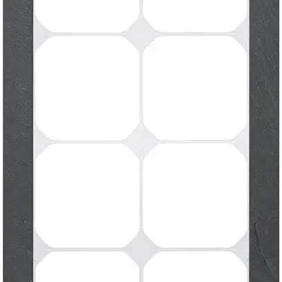 Abdeckrahmen KAL.art 4×2 274×154mm Schiefer schwarz 
