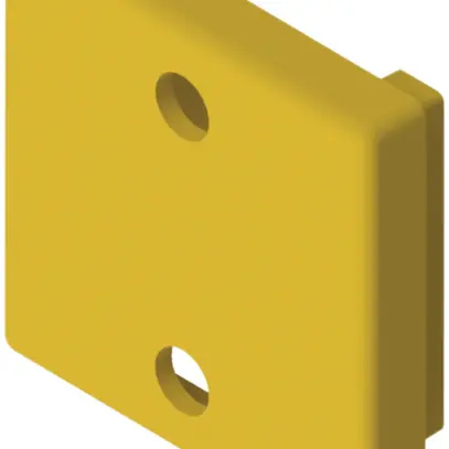 Capot de protection Lanz Oensingen pour profilé en U jaune 